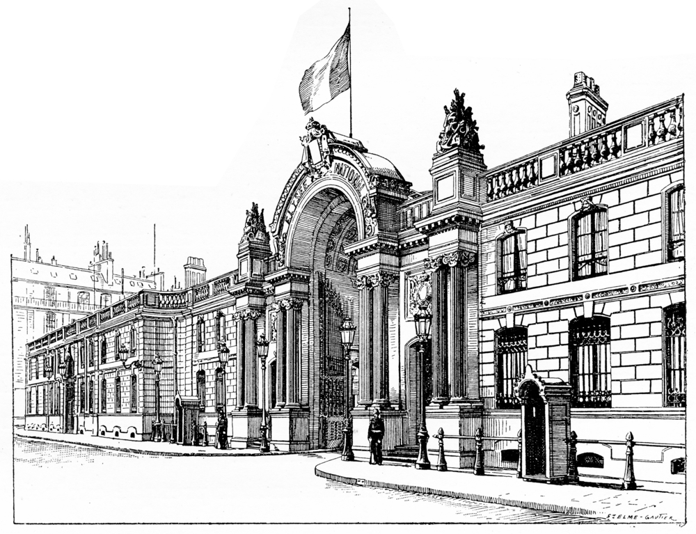 The,Elysee,Palace,,Vintage,Engraved,Illustration.,Paris,-,Auguste,Vitu The,Elysee,Palace,,Vintage,Engraved,Illustration.,Paris,-,Auguste,Vitu